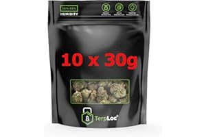 10 bolsas de almacenamiento reutilizables Grove Bags de 30 g, 1 libra, regulan el oxígeno y la humedad, inodoras, antiestáticas, resistentes a los rayos UV