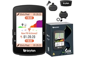 Bryton Rider S510 2.8 pollici LCD a colori Touchscreen GPS Bike/Ciclismo Computer, Offline USA Map, Compatibile con Bike Radar, 30 ore di durata della batteria, Impermeabile
