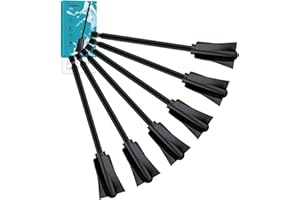 Epoxidharz Mischpaddel, Suzzam 6 Stück Farbrührer Epoxidharz Rührer, Bohrerpaddel Epoxidmischer für 1/4 Bohrer, wiederverwendbarer Farbmischer für Epoxid, Silikonmischen, Malen, Keramikglasur