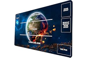 DYETEE Brettspiel TCG Spielmatte – Sternenhimmel MTG Spielmatte – auch ideal als Mauspad 384 mit Zonen