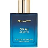 Bella Vita Luxury Skai Aquatic Unisex Eau De Cologne Liquid With Bergamot, Lavender & Patchouli|Premium, Long Lasting Woody F