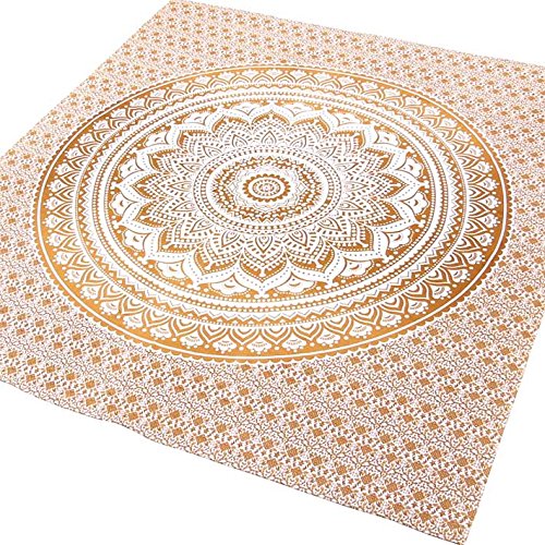Braun Ombre Mandala Tapisserie Wand Kunst Hangings Hippie Wandteppiche Dorm Decor - 2