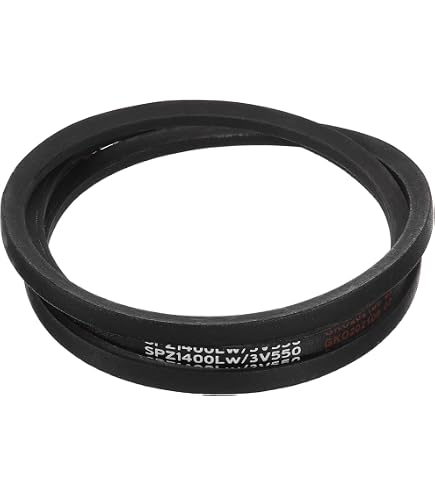 2 Cinghie A V A40 1/2 In Gomma – Circonferenza Esterna 42.5″ X Larghezza 0.51″ Per Trasmissione Industriale