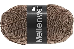 ‎LANA GROSSA LANA GROSSA Meilenweit 100 | Sockenklassiker, uni und bedruckt, waschmaschienenfest | Handstrickgarn aus 80% Schurwolle & 20% Polyamid | 100g Wolle zum Stricken & Häkeln | 420m Garn FB1334