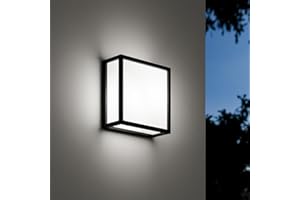 EBION Outdoor Wall Lantern, Exterior Light Fixture IP54 Waterproof, Modern Outside Wall Sconce, Aluminum Material, Anthracite Grey, E27 Max. 20W x 2 (Bulb Not Included)