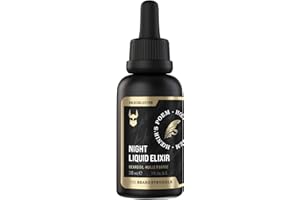 The Beard Struggle Night Liquid Elixir Beard Oil - Gold Collection - Hoenir's Poem - Beard Oil for Men - Natural Blend for Softens, Moisturizing, & Healthier Beard Growth (30 ml)