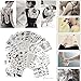Pack of 10 RANDOM Pattern Water Transfer Flash Fake Temporary Tattoo Stickers Tattoos Makeup