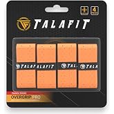 TALAFIT Pack of 4 OverGrips Padel - Pro Model Padel Grip - Paddle Grip - Overgrip Paddle Perforated - - Tennis Grip - Padel A