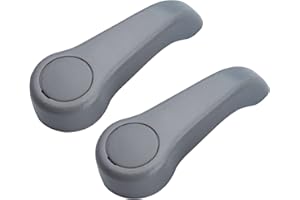 GNXFixt Maniglie Regolazione Sedile Anteriore Grigie per Clio II 1998-2001 Twingo I 1993-2007 7701209658 7701470827