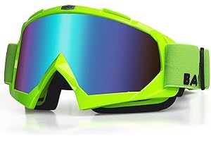 KINGBIKE Motorrad brille Dirt Bike ATV Motocross Sicherheit ATV Tactical Riding Motorrad brille Brille für Männer Frauen Jugend Fit Über Brille UV400 Schutz Bruchsicher