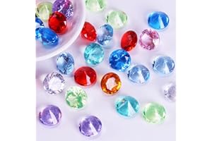 Gobesty 15 Stück Edelsteine Für Kinder Groß, Kinder Diamant Spielzeug Edelsteine, Acryl Kinder Piraten Edelsteine, Piratenschatz Spielzeug Für Schwimmen Sommer Tauch Spielzeug Kinder Lernspielzeug