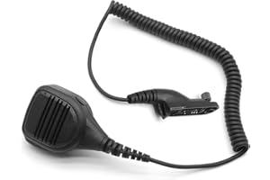NEWASHAN Microphone Compatible avec Motorola motoTRBO Radio DP3400 DP4400 DP4400e DP4600e DP4601 DP4801 MTP6650 Talkie-walkie étanche Haut Parleur PTT Multi-Broches