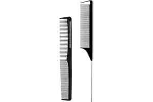 Lamkrtlp 2PCS Comb, Hairdressing Combs Set, Heat-resistant & Anti-static Professional Salon Styling Comb