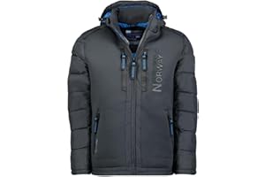 Geographical Norway Beachwood Men - Cappotto Antivento Uomo - Giacca Invernale Caldo - Giacca Con Fodera Impermeabile Resistente Inverno