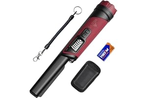 DR.ÖTEK Pinpointer Metalldetektor, IP68 Wasserdicht, 360° Suchen Handheld Pin Pointer mit LCD-Bildschirm, Holster, Innovativer Interferenzunterdrückung, Gummihandgriff für sicheren Halt, rutschfest