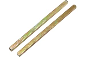 fiXte 2 x Replacement Spare Door Handle Spindle Bar YZP 7.5mm x 85mm / 100mm / 128mm / 150mm Lengths Available (7.5 x 150mm)