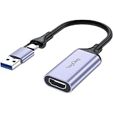 VegGieg 1080P 60Hz HDMI Video Capture Card USB 3.0 ve Type-C G&ouml;r&uuml;nt&uuml; Yakalama Kartı