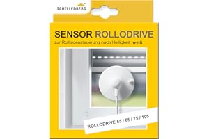 Schellenberg 22720 Sensor Rollodrive Sonnensensor für elektrische Gurtwickler RolloDrive 55, 65, 75 und 105, Kabellänge 0,75 m