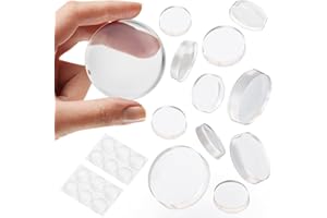 YUMMICI 12x Türstopper Für Tür - Türstopper Boden Für Wand Türstopper Wand Selbstklebend Gummipuffer Selbstklebend Für Wand Fensterstopper Mit Gummi Schutz Für Wand Schutz Für Tür