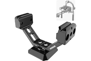 NEEWER gimbalfäste för RS5/RS4/RS4 Pro/RS3/RS Pro, Arca-typ snabbfäste, axelrigg med NATO-skena och kamerastabilisatoradapter