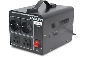 Yinleader 1000W 230V bis 110 Volt USA Spannungswandler Ringkern-Transformator 1000 Watt - In: 110V oder 220V / Out: 110V und 220V