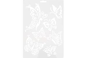 OUNONA Pochoirs de dessin papillon pour enfants DIY artisanat scrapbooking