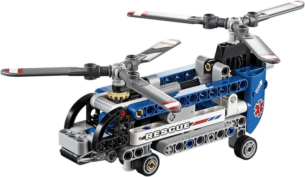 LEGO TECHNIC - Helicóptero de Doble hélice, Juegos de construcción (42020)