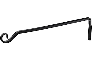 Panacea 89415 Forged Straight Hook, Black, 15-Inch