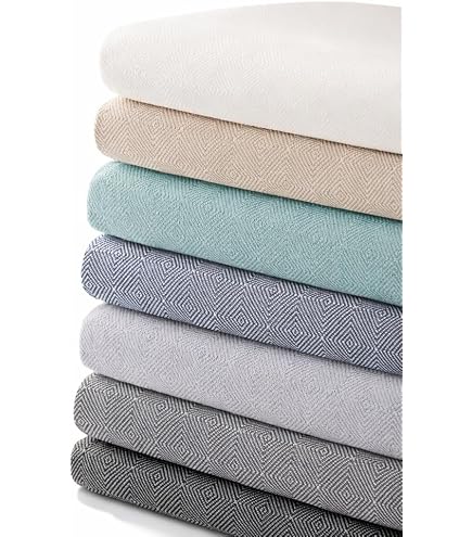 Couvre-lit / Plaid Multifonction Zen - Toucher Extra Doux - 230x260 Cm - Beige - 85% Coton - Pour Canapé Ou Lit