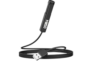 MillSO USB PC Mikrofon USB Type A 360° Omnidirektionales Kondensator Mikrofon mit 1.45 Meter Kabel für Computer, Laptop, PS5, PS4, Podcast, Interviews, Skype, Netzwerksingen und Aufzeichnung