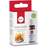 Rayher 34248000 Hobby Seifen Duftöl (100% vegan, in Glasflasche mit Kindersicherheitsverschluss, hautpflegende und…