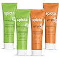 Spicta Cucumber Mint & Ginger Mint Natural Hydroxyapatite Toothpaste | Teeth Whitening, Removes Bad Breath, Tartar, Plaque I Herbal, Fluoride Free, SLS Free Toothpaste for Adults & Kids | Pack of 4