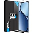 SupCares Military-Grade Gorilla Tempered Glass Screen Protector for Realme Narzo N63, Narzo N53, C63, C61, C53, C51 and Note 50 (6.74 Inch) With Installation Kit | Edge to Edge Coverage | Black