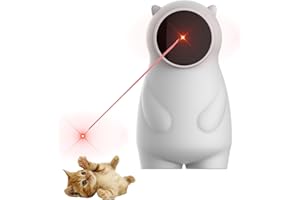 YOUKK Giocattoli per Gatti, 3 modalità Giocattolo LED Automatico per Gatti,Vera Traiettoria Casuale, Ricaricabile, Giocattoli Interattivo per Gatti Indoor/Gattini/Cani