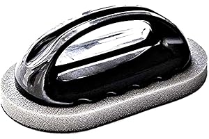 LoveLegis Esponjas de Cocina abrasivas - Acero Limpio - Mango - Esponja para sartenes - ollas - sin rayar - 2 Piezas - Visto en la televisión - Idea de Regalo de cumpleaños