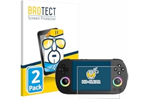 BROTECT Protector Pantalla para Anbernic RG40XX H Protector Transparente (2 Unidades) Anti-Huellas