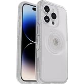 OtterBox iPhone 14 Pro Otter+Pop Kılıfı, Darbeye Dayanıklı, D&uuml;şmeye Dayanıklı, PopSockets PopGrip'li Koruyucu Kılıf, Askeri S