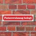 Produktbild (24037) Schild im Straßenschild-Design "Ferienwohnung belegt", 3 mm Alu-Verbund - 52 x 11 cm