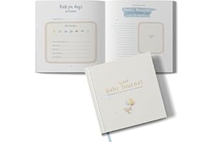 Tiny Trees® Baby Memory Book – Baby Keepsake Journal & Scrapbook Album – My First Year Diary for Boys & Girls – Gift for New Parents – Capture Milestones & Precious Memories (51 Pages)