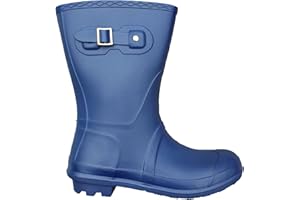 TOSH Short 3/4 Length Lightweight Wellingtons Womens Wellies Buckle Boots UK 3-9