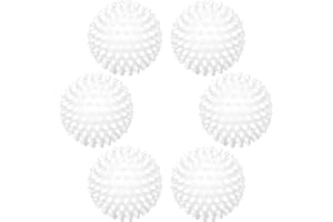 Domkan 6 Stück trockner ball,trockner ball waschball, trocknerbälle, wäsche wäschetrockner trocknen ball,for washing machine Trocknerbälle für Heim Kleidung Reinigun……