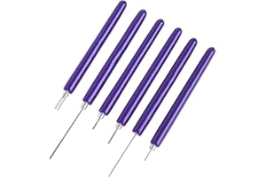 GENERIC Paper Quilling Tool, 6pcs Slotted Quilling Tools, Different Sizes Quilling Tool Quilling Needle Pen for Quilling Strips, Multifunctional Quilling Slotted Pen Rolling Quilling Paper Crafts