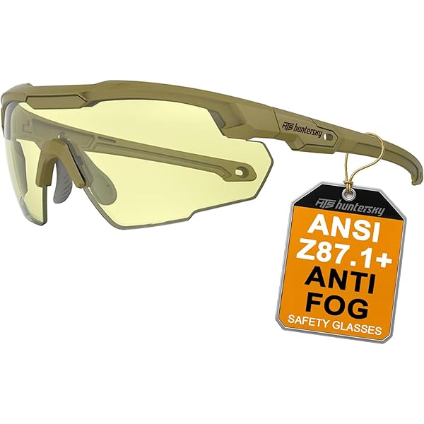 Lunettes Edge Tactical Hamel – Gris Loup, Polarisées, Balistiques Pour Tir & Pêche
