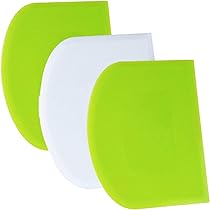 Raschietto Classico Dr. Oetker 2 Pezzi – Plastica Flessibile, Bianco, 12×7,5 Cm – Per Dolci E Impasti