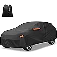X AUTOHAUX Durable Car Cover for Nissan X-TRAIL (2010-2025) - Waterproof, UV-Resistant, and All-Weather Protection with Door Zipper, 210D-PU Material