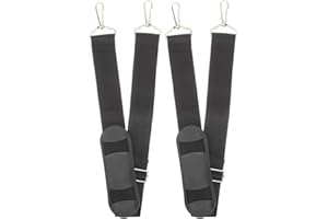 FUNOMOCYA 2pcs Padded Violin Case Straps Adjustable Shoulder Straps with Metal Buckles for Comfortable Carrying for Violin Travel and Outdoor Performances