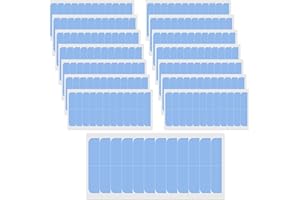 Leogony 180PCS Hair Tapes for Extensions, Double Sided Tape Hair Extensions Tap Tabs Glue Strips Replacement（Blue）