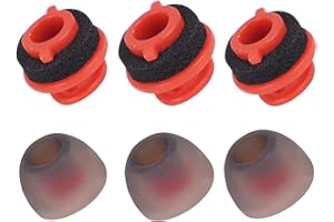 WIKI VALLEY 3X Voyager 5200 Ohrstöpsel Ersatz, Ultra Comfort Silikon Voyager Legend Ohrstöpsel für Plantronics Ploy Voyager 5200 5220 5210 Serie Bluetooth Headset Ohrhörer Buds-Medium