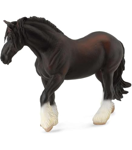 Collecta – Figurine Fjord étalon Gris – Échelle Réaliste – 10,5 X 11 Cm – Animal De Collection – Dès 3 Mois