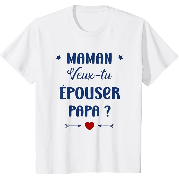 Body Bébé Blanc - "Maman, Veux-tu épouser Mon Super Papa ?" - Taille 3-24 Mois - Cadeau Demande En Mariage Original